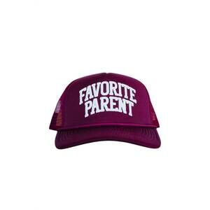 NEW ETTA & EAST unisex - favorite parent hat in maroon